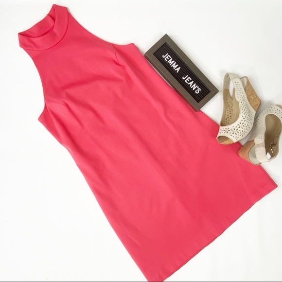 NWT Trina Turk River Halter Dress Coral SZ 8 - Picture 2 of 7